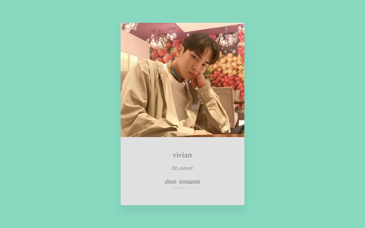 Carrd profile picture for @blur